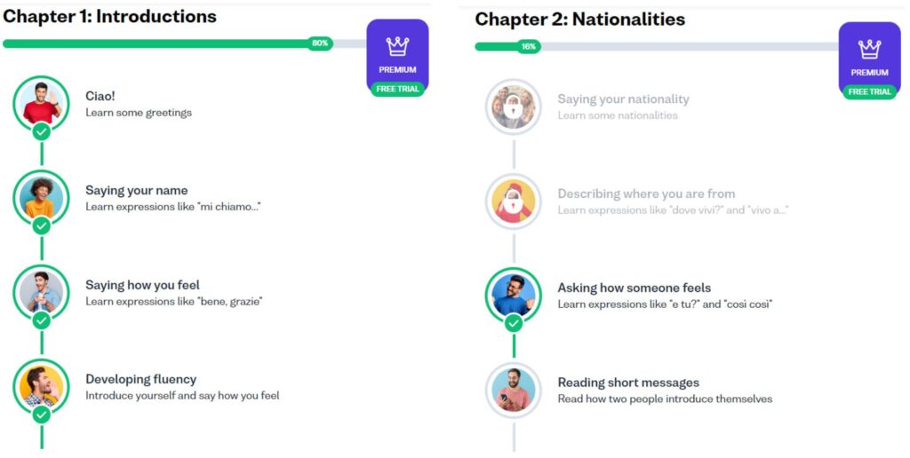 busuu italian review learn