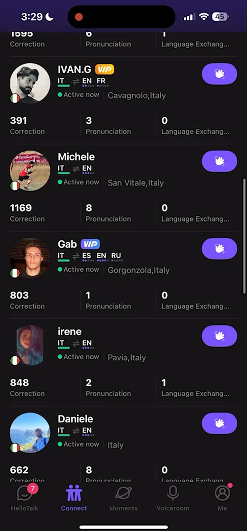 HelloTalk walkthrough screenshot 4