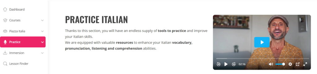 italian made easy review practice