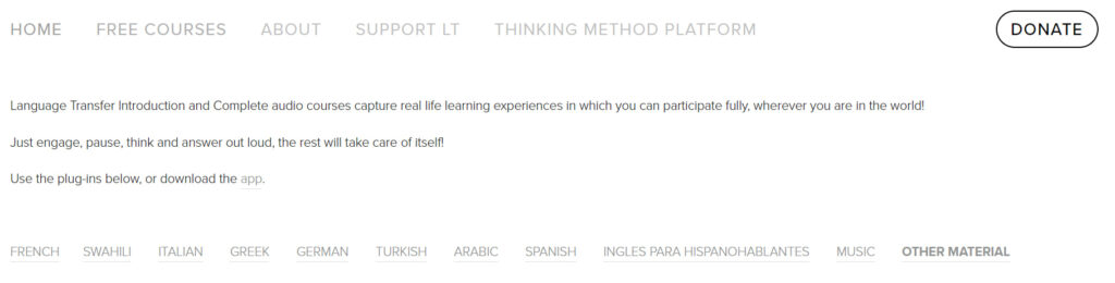 language transfer review italian courses
