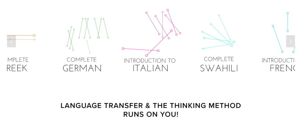 language transfer review italian main page courses