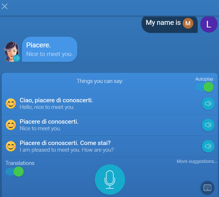 mondly italian review chatbot two