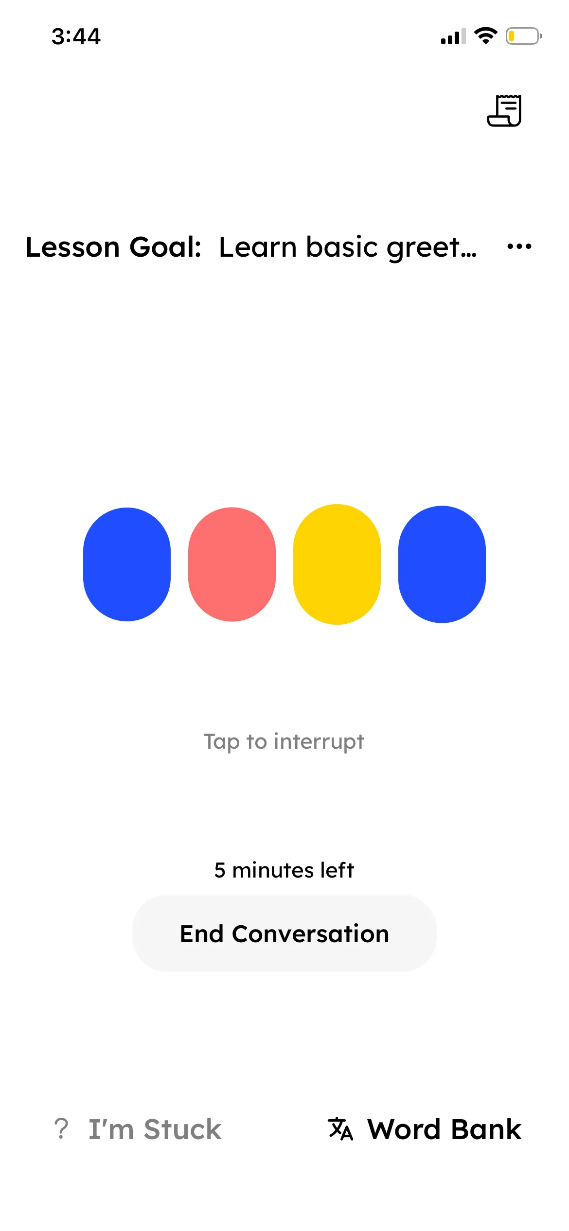 Pingo AI speaking practice features