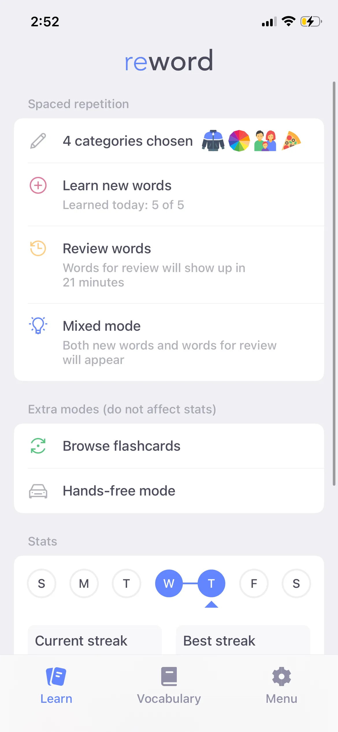 ReWord walkthrough 1