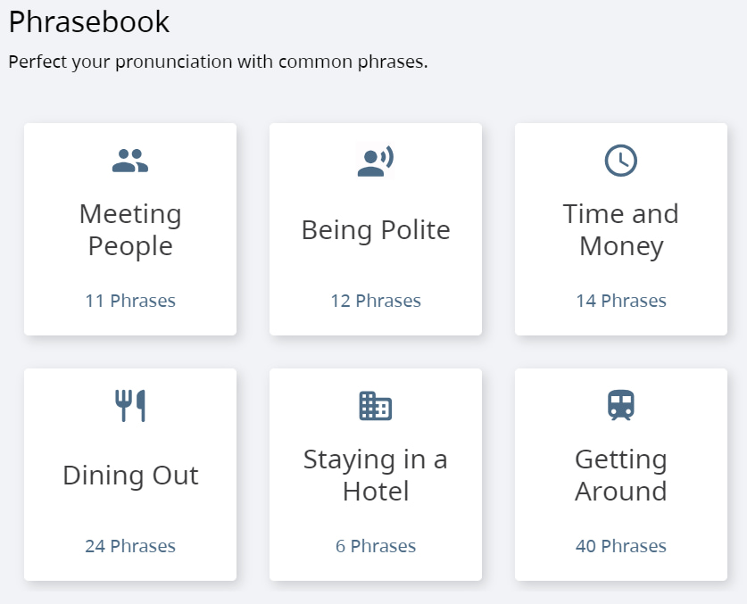 rosetta italian plan phrasebook