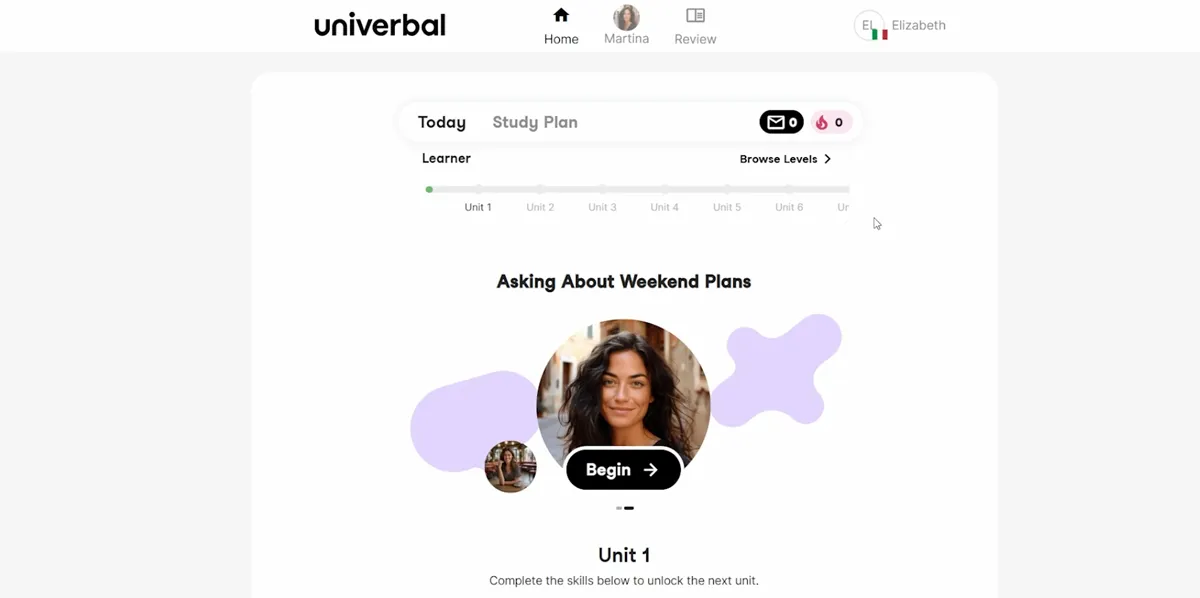 univerbal explanation of features